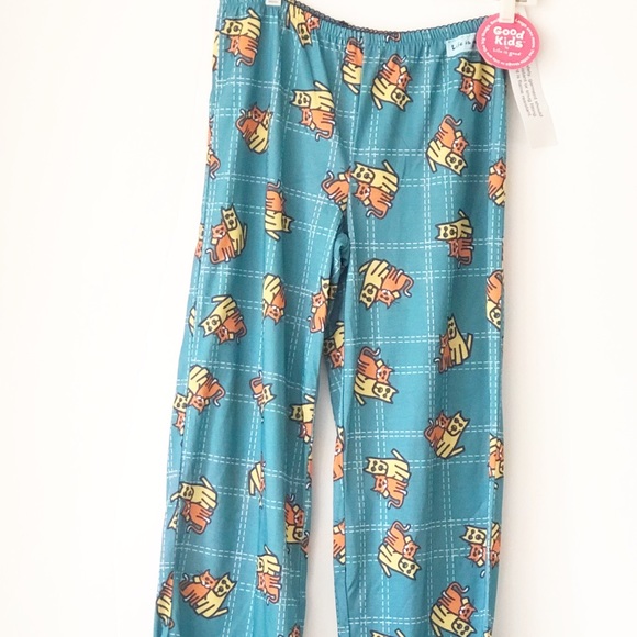 LIFE IS GOOD PETS DOG CAT PAJAMA PJ PANTS XL 12/14 - Picture 4 of 4